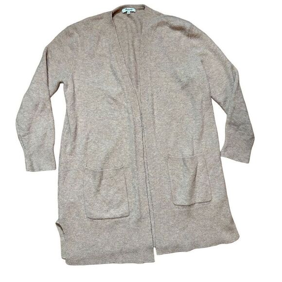 Madewell Kent Cardigan Sweater in Coziest Yarn sz Small in Heather Blossom pink - Picture 2 of 9